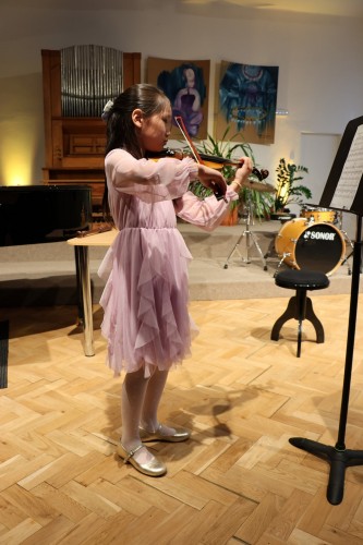 Koncert flétnové třídy Denisy Dohnalové a houslové třídy Jurije Horbačuka