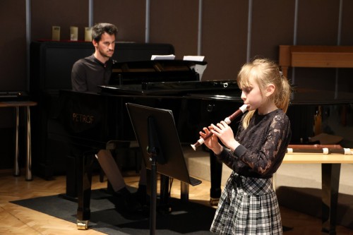 Koncert flétnové třídy Denisy Dohnalové a houslové třídy Jurije Horbačuka