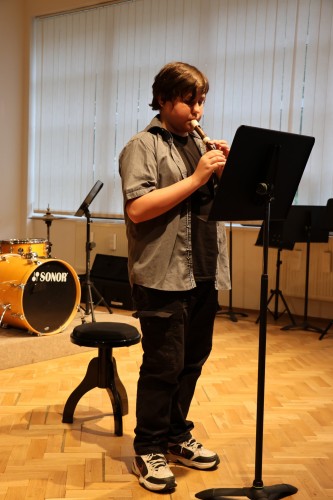 Koncert flétnové třídy Denisy Dohnalové a houslové třídy Jurije Horbačuka