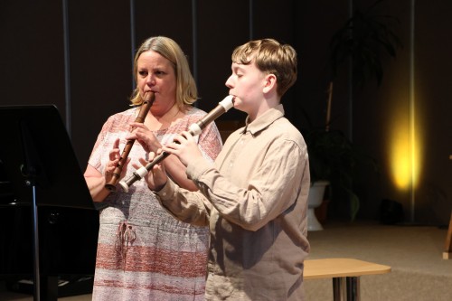 Koncert flétnové třídy Denisy Dohnalové a houslové třídy Jurije Horbačuka