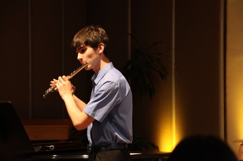 Koncert flétnové třídy Denisy Dohnalové a houslové třídy Jurije Horbačuka