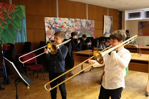 Okresní kolo soutěže UR ZUŠ a MŠMT - Komorní hra s převahou dech. nástrojů - zahájení