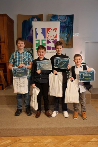 Okresní kolo soutěže UR ZUŠ a MŠMT - Komorní hra s převahou dech. nástrojů - vyhlášení