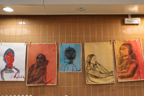 Vernisáž výstavy prací výtvarného ateliéru Lucie Medřické