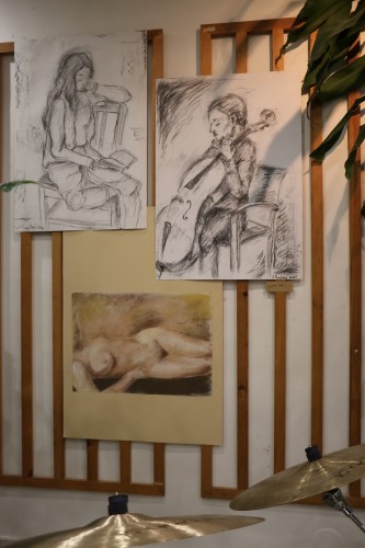 Vernisáž výstavy výtvarného ateliéru Kamily Nešporové