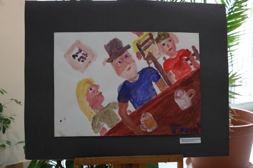 Vernisáž výstavy prací výtvarného ateliéru Lucie Medřické