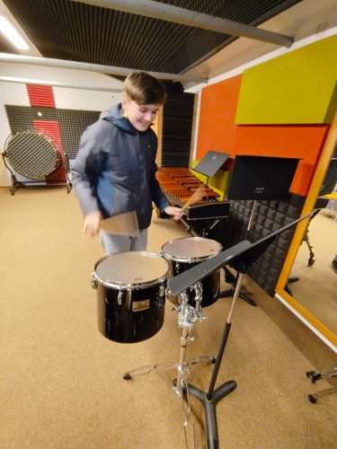 První zkouška spojeného orchestru - Rytíři talentu