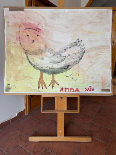 Velikonoční dekorace na radnici