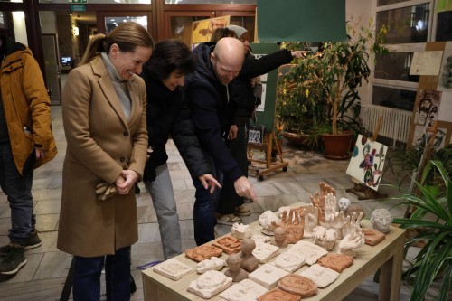 Vernisáž výstavy výtvarného ateliéru Kamily Nešporové