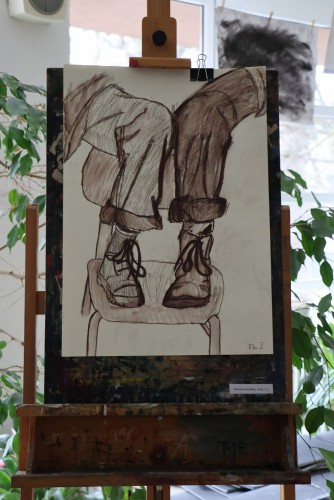 Vernisáž výstavy prací výtvarného ateliéru Lucie Medřické