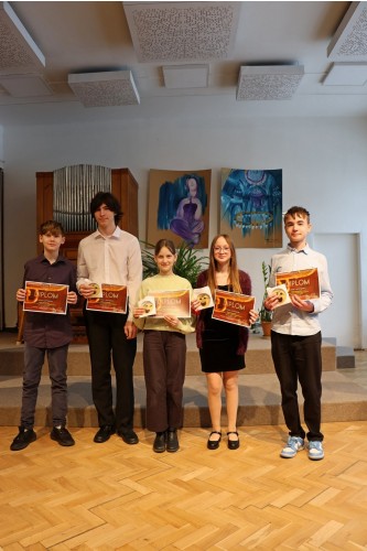 Školní kolo soutěže UR ZUŠ a MŠMT - Komorní hra s převahou dechů - vyhlášení