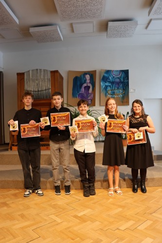 Školní kolo soutěže UR ZUŠ a MŠMT - Komorní hra s převahou dechů - vyhlášení