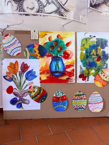 Velikonoční dekorace na radnici