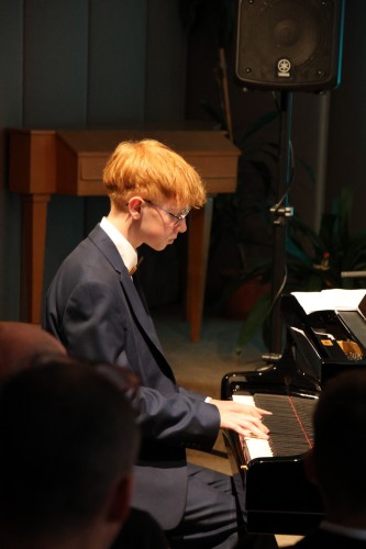 Absolventský koncert Kristýny Žvachtové, Pavla Peřiny a Tomáše Janouška