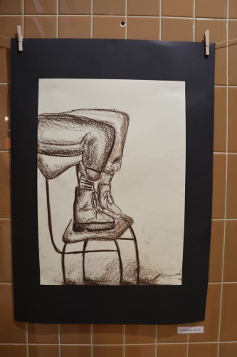 Vernisáž výstavy prací výtvarného ateliéru Lucie Medřické