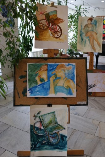 UMĚNÍ OTEVÍRÁ DUŠI - vernisáž výstavy výtvarného ateliéru Aleny Skokanové