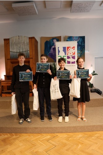 Okresní kolo soutěže UR ZUŠ a MŠMT - Komorní hra s převahou dech. nástrojů - vyhlášení