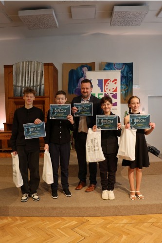 Okresní kolo soutěže UR ZUŠ a MŠMT - Komorní hra s převahou dech. nástrojů - vyhlášení