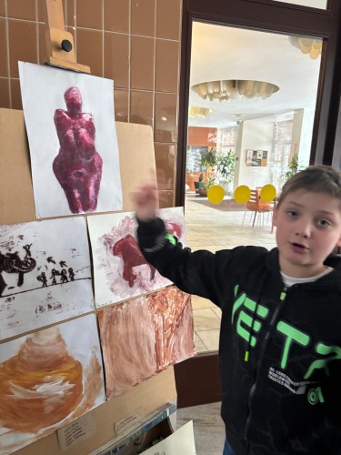 Návštěva ze ZŠ 28. října - foto p. učitelka 4.A