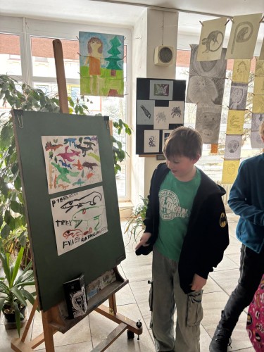 Návštěva ze ZŠ 28. října - foto p. učitelka 4.A