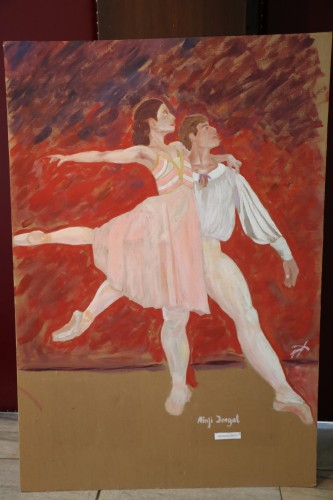 Vernisáž výstavy prací výtvarného ateliéru Lucie Medřické