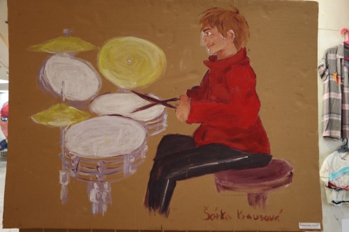 Vernisáž výstavy prací výtvarného ateliéru Lucie Medřické