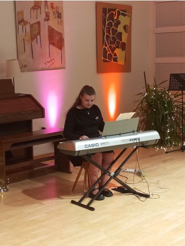 Vánoční koncert flétnové a klávesové třídy Zuzany Iljaševy a flétnové třídy Kateřiny Mauserové