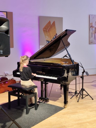 Koncert klavírní třídy J. Zlatušky a violoncellové a kytarové třídy A. Palduse