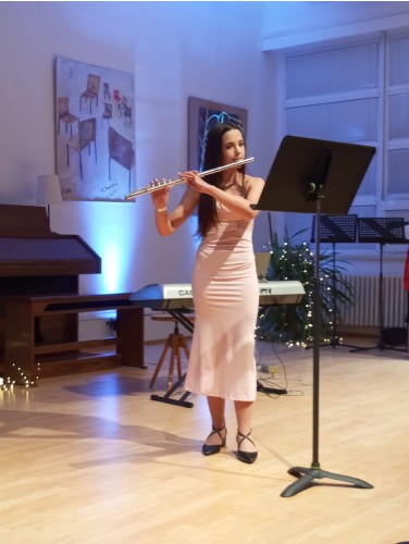 Vánoční koncert flétnové a klávesové třídy Zuzany Iljaševy a flétnové třídy Kateřiny Mauserové