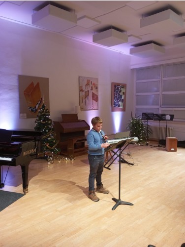 Vánoční koncert flétnové a klávesové třídy Zuzany Iljaševy a flétnové třídy Kateřiny Mauserové