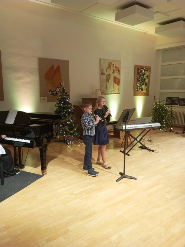 Vánoční koncert flétnové a klávesové třídy Zuzany Iljaševy a flétnové třídy Kateřiny Mauserové