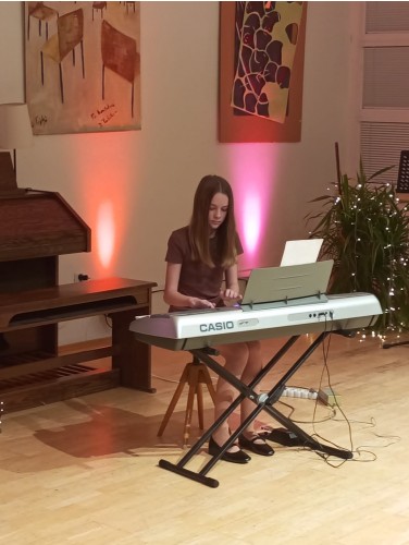 Vánoční koncert flétnové a klávesové třídy Zuzany Iljaševy a flétnové třídy Kateřiny Mauserové