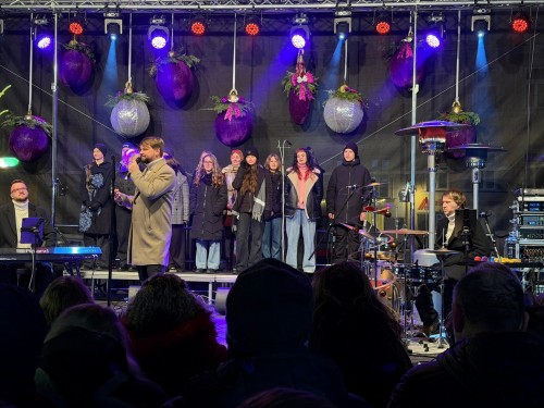 Vystoupení DPS Talent s Josefem Vágnerem a kapelou