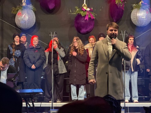Vystoupení DPS Talent s Josefem Vágnerem a kapelou