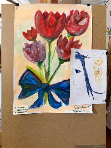 Velikonoční dekorace na radnici