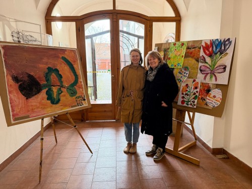 Velikonoční dekorace na radnici