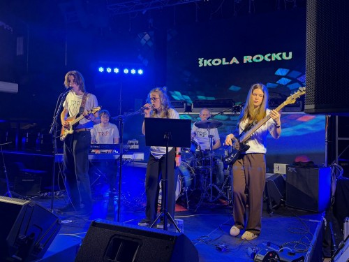 Kapela TRIP na dubnové ŠKOLE ROCKU