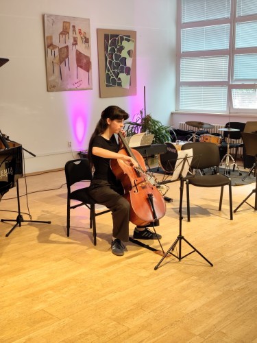 Koncert klavírní třídy J. Zlatušky a violoncellové a kytarové třídy A. Palduse