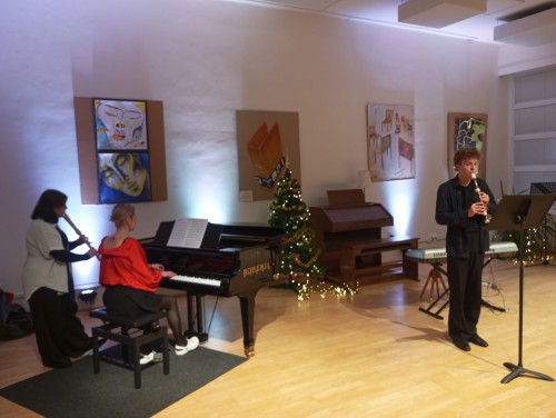 Vánoční koncert flétnové a klávesové třídy Zuzany Iljaševy a flétnové třídy Kateřiny Mauserové