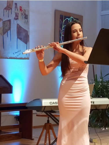 Vánoční koncert flétnové a klávesové třídy Zuzany Iljaševy a flétnové třídy Kateřiny Mauserové