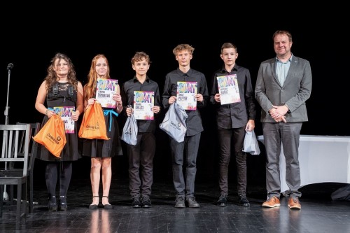 Ocenění talentů starostkou města Česká Lípa - foto Vít Černý