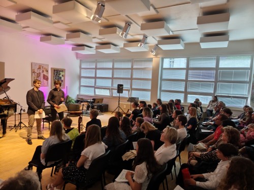 Koncert klavírní třídy J. Zlatušky a violoncellové a kytarové třídy A. Palduse