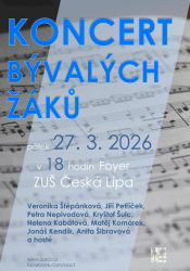Koncert bývalých žáků plakát