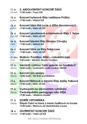 Program červen 2026-2